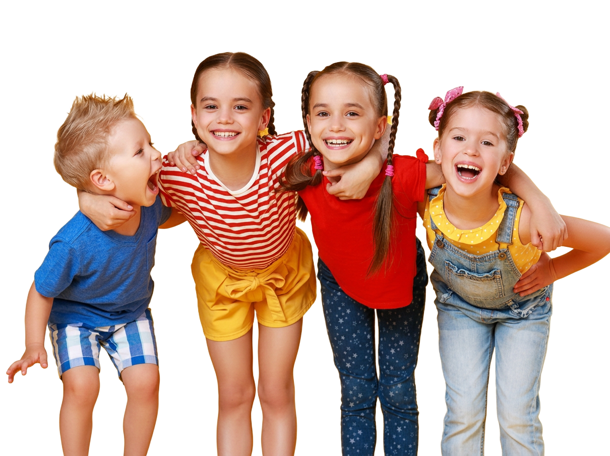 Niños felices y saludables gracias a la vacunación